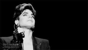 Adam Lambert GIF. Artiesten Gifs Adam lambert Geschokt 
