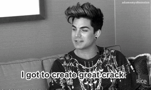 Adam Lambert GIF. Artiesten Gifs Adam lambert 