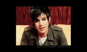 Adam Lambert GIF. Artiesten Gifs Adam lambert 