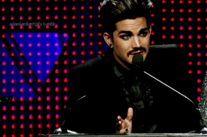 Adam Lambert GIF. Artiesten Gifs Adam lambert 