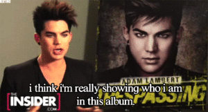 Adam Lambert GIF. Artiesten Gifs Adam lambert 