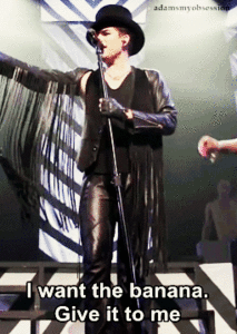 Adam Lambert GIF. Artiesten Gifs Adam lambert 