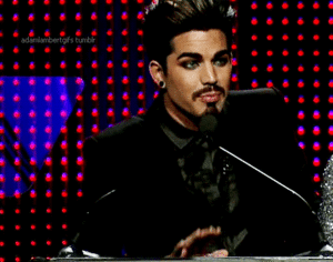 Adam Lambert GIF. Artiesten Gifs Adam lambert 