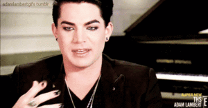Adam Lambert GIF. Artiesten Gifs Adam lambert 2011 Fotoshoot Uit 100 