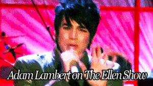 Adam Lambert GIF. Interview Artiesten Gifs Adam lambert 2009 Itunes 