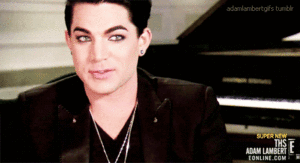 Adam Lambert GIF. Artiesten Gifs Adam lambert 