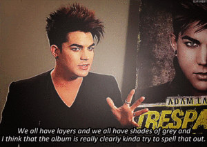 Adam Lambert GIF. Artiesten Gifs Adam lambert 
