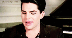 Adam Lambert GIF. Interview Artiesten Gifs Adam lambert American idol 