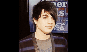 Adam Lambert GIF. Interview Artiesten Gifs Adam lambert 2010 