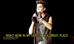 Adam Lambert GIF. Artiesten Gifs Adam lambert 2010 Donorschoosechat 