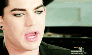 Adam Lambert GIF. Artiesten Gifs Adam lambert 