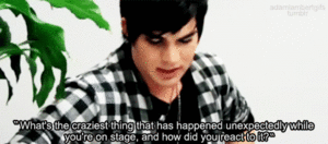 Adam Lambert GIF. Artiesten Gifs Adam lambert 2010 Glam natie tour Glam natie live 