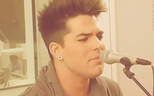 Adam Lambert GIF. Artiesten Gifs Adam lambert 