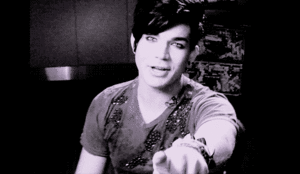 Adam Lambert GIF. Interview Artiesten Gifs Adam lambert 2010 