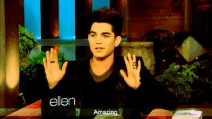 Adam Lambert GIF. Artiesten Gifs Adam lambert Aanbiddelijk 
