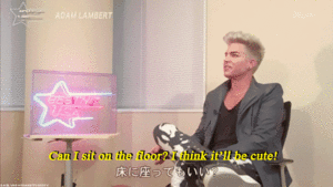 Adam Lambert GIF. Muziek Artiesten Gifs Adam lambert 