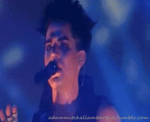 Adam Lambert GIF. Artiesten Koningin Londen Gifs Adam lambert Bohemian rhapsody 