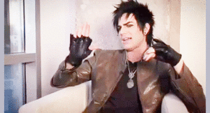 Adam Lambert GIF. Interview Japan Artiesten Gifs Adam lambert 2010 
