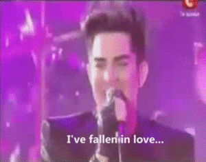 Adam Lambert GIF. Interview Artiesten Gifs Adam lambert American idol 
