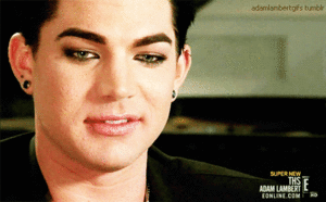 Adam Lambert GIF. Artiesten Tommy Kus Gifs Adam lambert 2010 Europa Glam natie tour 
