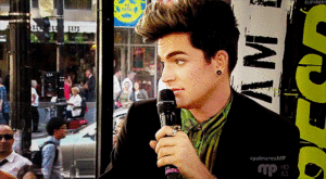 Adam Lambert GIF. Artiesten Gifs Adam lambert 