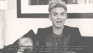 Adam Lambert GIF. Muziek Artiesten Gifs Adam lambert 