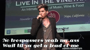 Adam Lambert GIF. Interview Artiesten Gifs Adam lambert 2012 Uk Sugarscape 