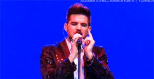 Adam Lambert GIF. Interview Artiesten Gifs Adam lambert 2010 