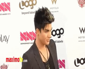 Adam Lambert GIF. Artiesten Gifs Adam lambert Petersburg Btikm 