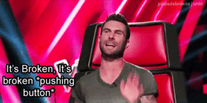 Adam Levine GIF. Artiesten Gifs Adam levine The voice 