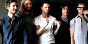 Maroon 5 GIF. Artiesten Gifs Adam levine Maroon 5 
