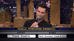 Adam Levine GIF. Artiesten Gifs Adam levine The voice Prestatie Bijgeloof De stem seizoen 4 