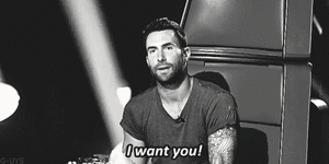 Adam Levine GIF. Artiesten Gifs Adam levine The voice 