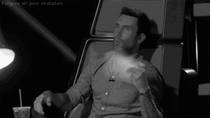 Maroon 5 GIF. Artiesten Gifs Adam levine Maroon 5 Geschokt Ge&iuml;nteresseerd Seizoen 3 The voice Ge&iuml;ntrige 