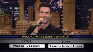Adam Levine GIF. Artiesten Gifs Adam levine Beschaamd Bekentenis The voice 