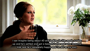 Adele GIF. Artiesten Adele Gifs Bw Mypost 