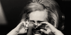 Adele GIF. Artiesten Adele Gifs Bw Mypost 