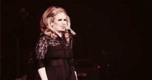 Adele GIF. Artiesten Adele Gifs Lachend 
