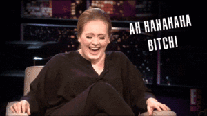 Adele GIF. Interview Artiesten Adele Gifs Adele interview 