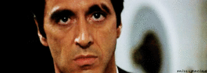 Al Pacino GIF. Scarface Gifs Filmsterren Al pacino Favoriete films Tony montana 