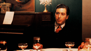 Al Pacino GIF. Film Films en series The godfather Gifs Filmsterren Al pacino Corleone 