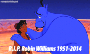 Aladdin GIF. Aladdin Films en series Gifs Robin williams Rijten 