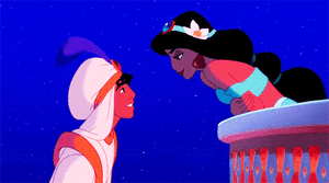 Aladdin GIF. Disney Aladdin Films en series Jasmijn Kus Gifs Een hele nieuwe wereld 