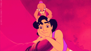 Aladdin GIF. Disney Aladdin Boos Films en series Gifs Hongerig Abu 