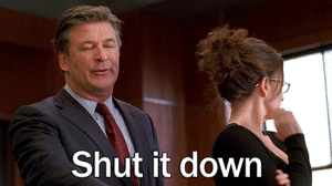 Alec Baldwin GIF. Gifs Filmsterren Alec baldwin Stoppen 30 rock Jack donaghy Afsluit 