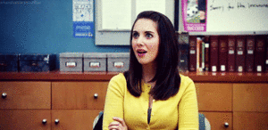 Alison Brie GIF. Gifs Filmsterren Alison brie Community Klei Fallisch 