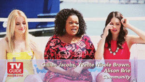 Alison Brie GIF. Gifs Filmsterren Alison brie Joel mchale Community 