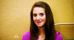 Alison Brie GIF. Annie Tv Gifs Filmsterren Alison brie Community 