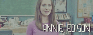 Alison Brie GIF. Gifs Filmsterren Alison brie Community Annie edison Sixseasonsandamovie 