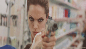 Angelina Jolie GIF. Angelina jolie Gifs Filmsterren Gia Gia carangi 